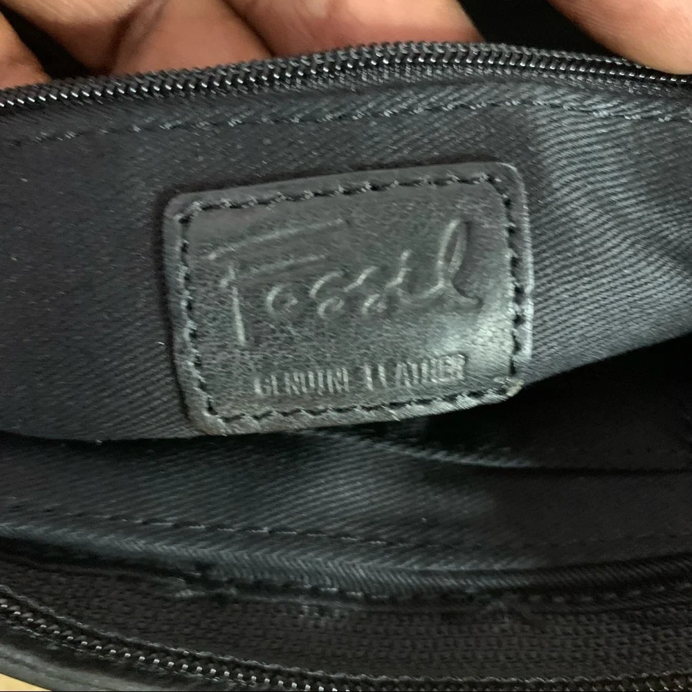 Vintage Fossil Leather Wristlet‎ Purse